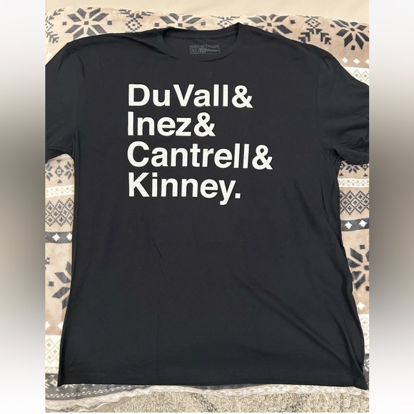 Other - Alice In Chains Promotional T-shirt Black XL Names Of Band Members, New